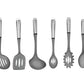Set 6 Utensilios Nylon Y Acero Hudson