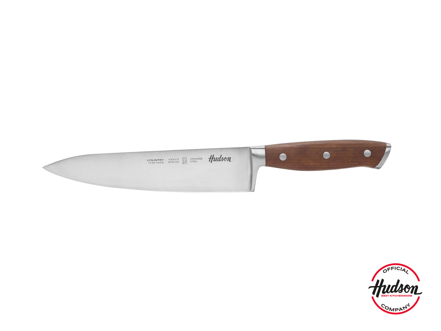 Cuchillo Chef 8 Acero Inoxidable Mango Madera