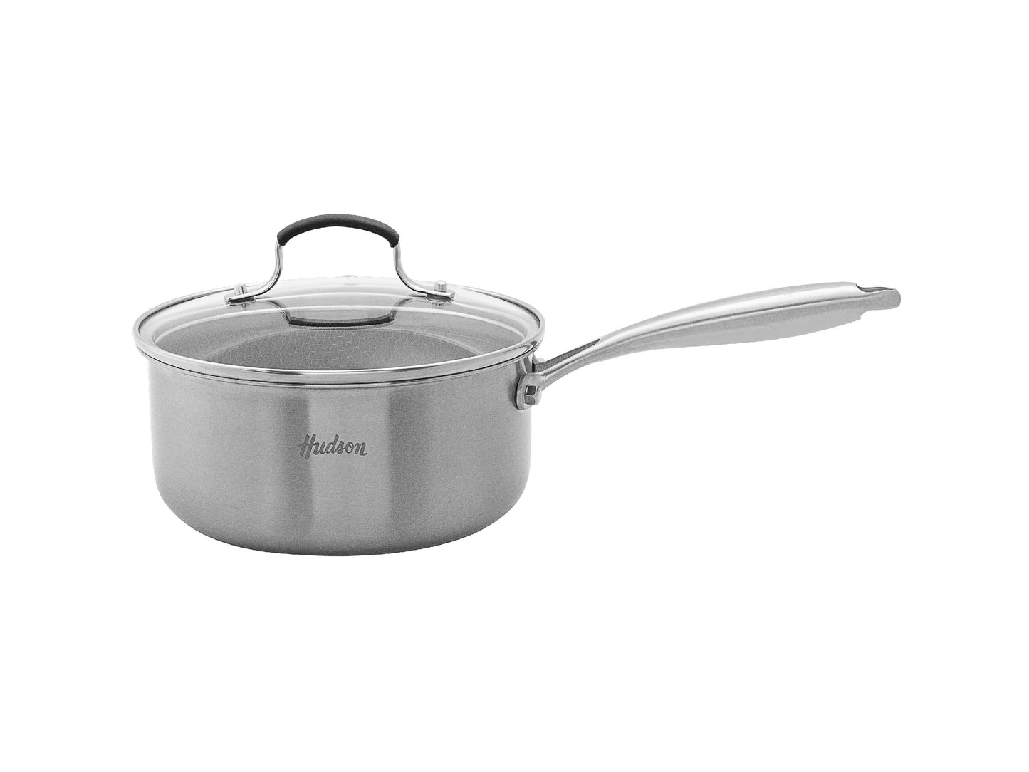 Cacerola C/mango Acero Inox 20cm Antiadherente Hudson