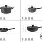 Batería Línea Daily 10 Piezas con Utensilios HUDSON