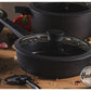 Sarten Profunda De Aluminio Con Antiadherente 24 Cm