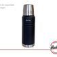 Termo Hudson 750 Negro  De Acero Inoxidable