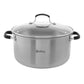 Cacerola Acero Inox 26cm Hudson Oficial Antiadherente
