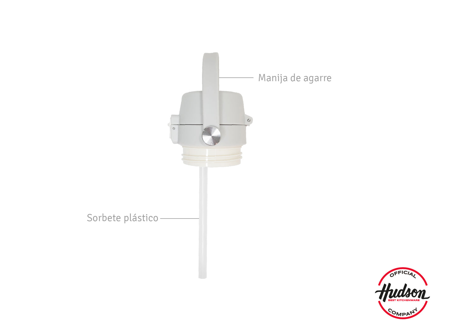 Botella Deportiva Térmica De 500 Ml Crema