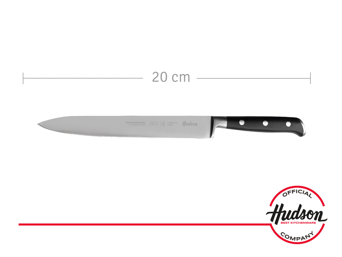 Cuchillo Carnicero Trinchador 8 Linea Hudson Professional