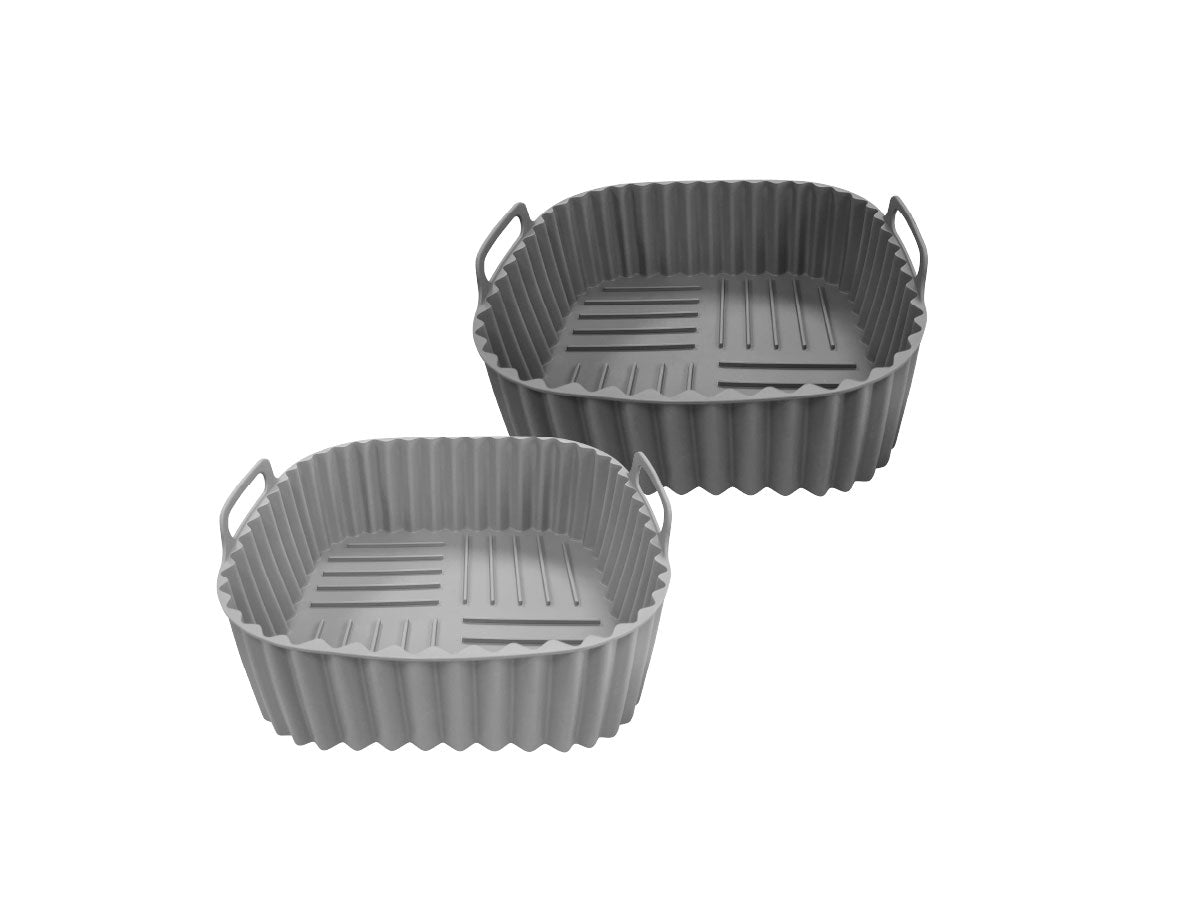 Moldes X2 Silicona Para Air fryer 20x7.5 Cm Cuadrado