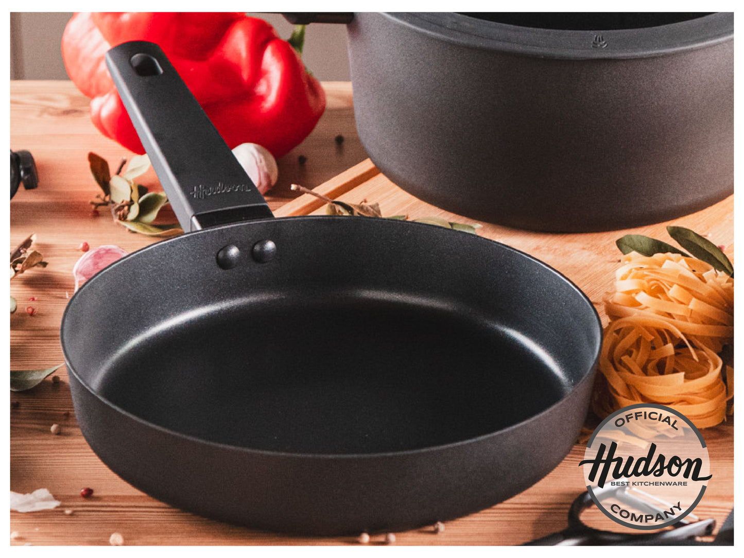 Batería De Aluminio Antiadherente 5 Piezas Hudson