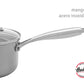 Cacerola C/mango Acero Inox 20cm Antiadherente Hudson