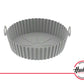 Set X2 Unidades Molde Contenedor De Silicona Para Air Fryer