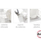 Escurridor De Platos 2pisos Blanco Linea Hudson