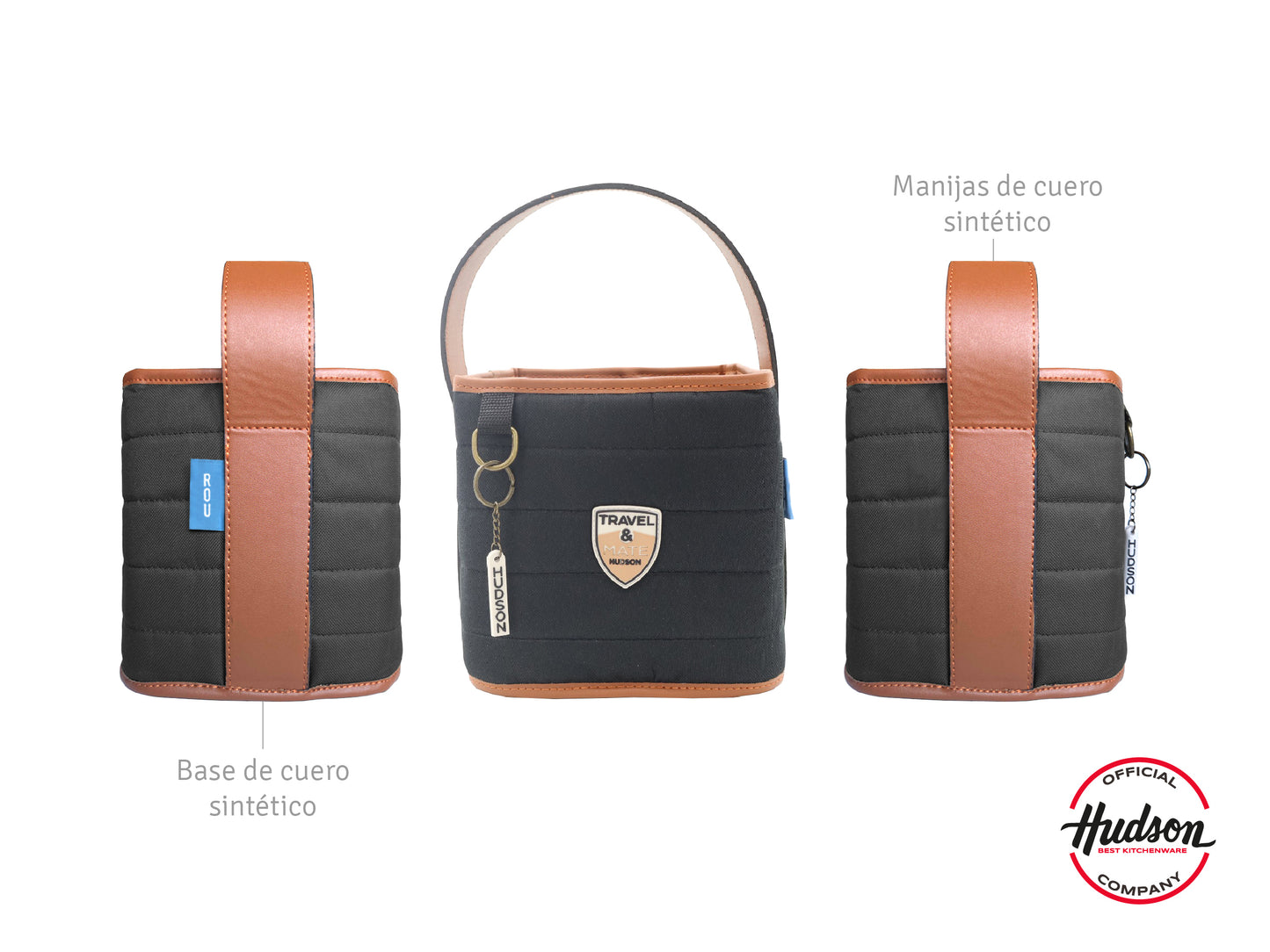 Bolso Matero Reforzado En Poliéster Negro