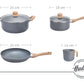 Batería de Cocina 9 Piezas Línea Granito