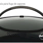 Bateria De Aluminio Negra Con Tapa De Silicona 5 Piezas