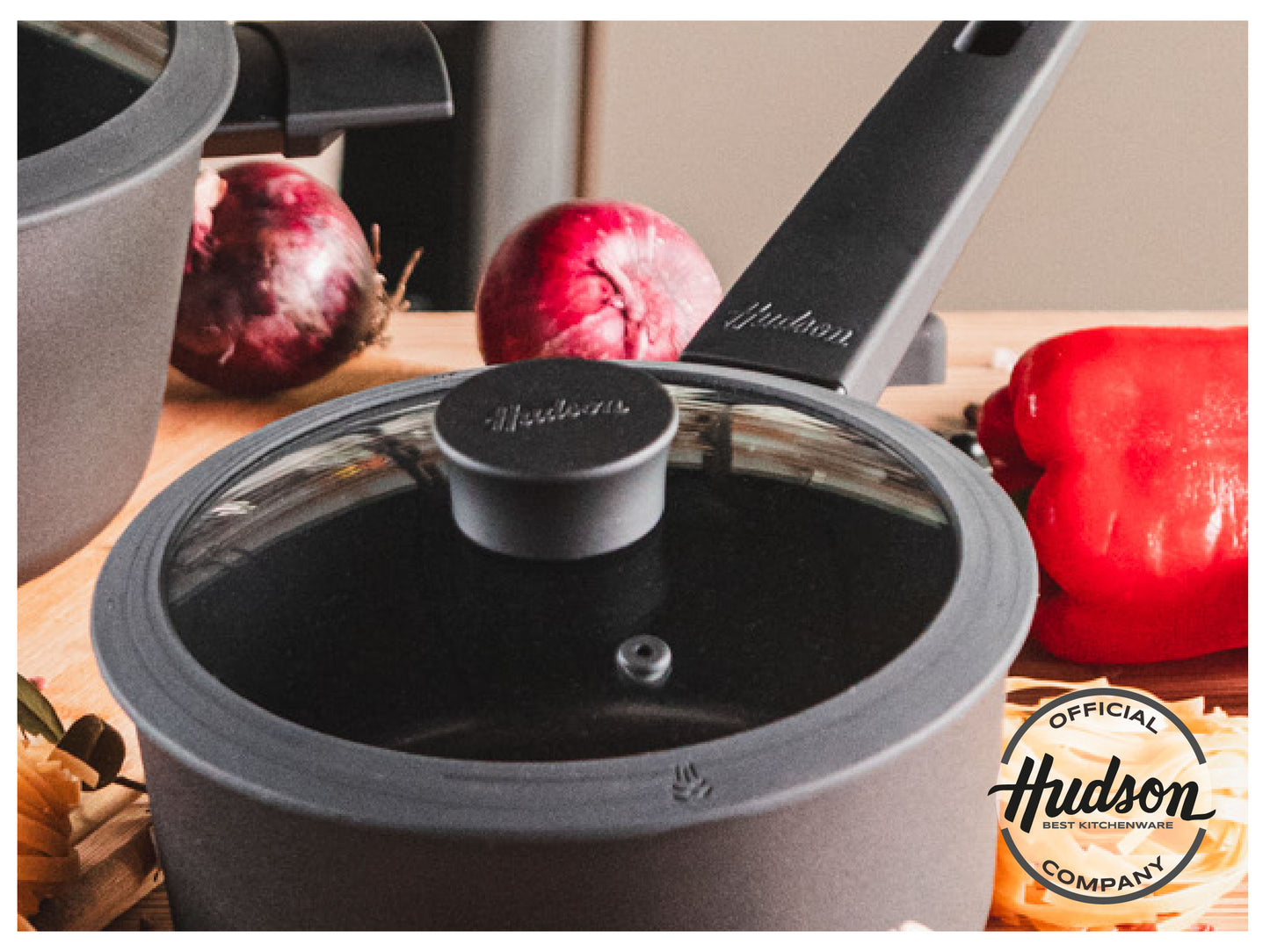 Batería De Aluminio Antiadherente 5 Piezas Hudson