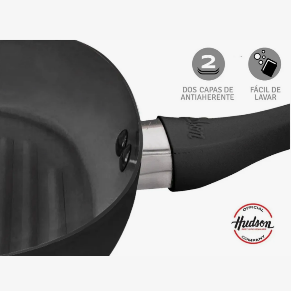 Plancha Bifera Hudson Antiadherente Induccion 26 Cm