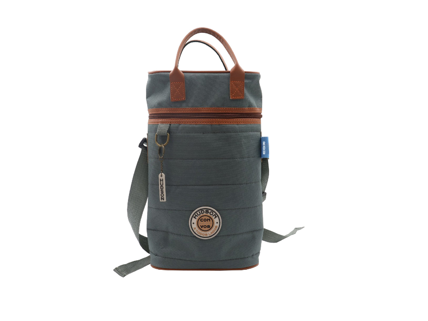 Mochila Matera Gris Reforzada En Poliéster