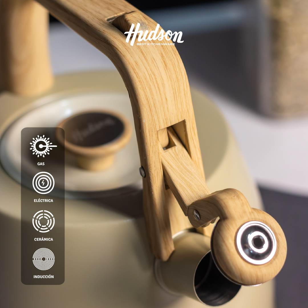 Caldera Silbadora Acero Inoxidable 2.5lts Beige