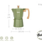 Cafetera Aluminio Olive Tipo Italiana 9 Tazas