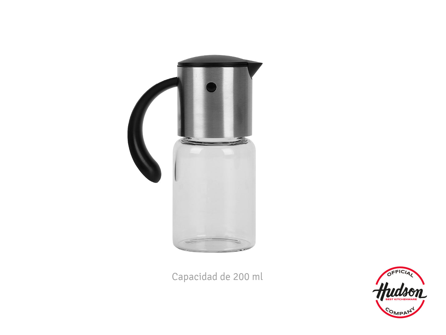 Aceitera Y Vinagrera De200ml Acero Inoxidable