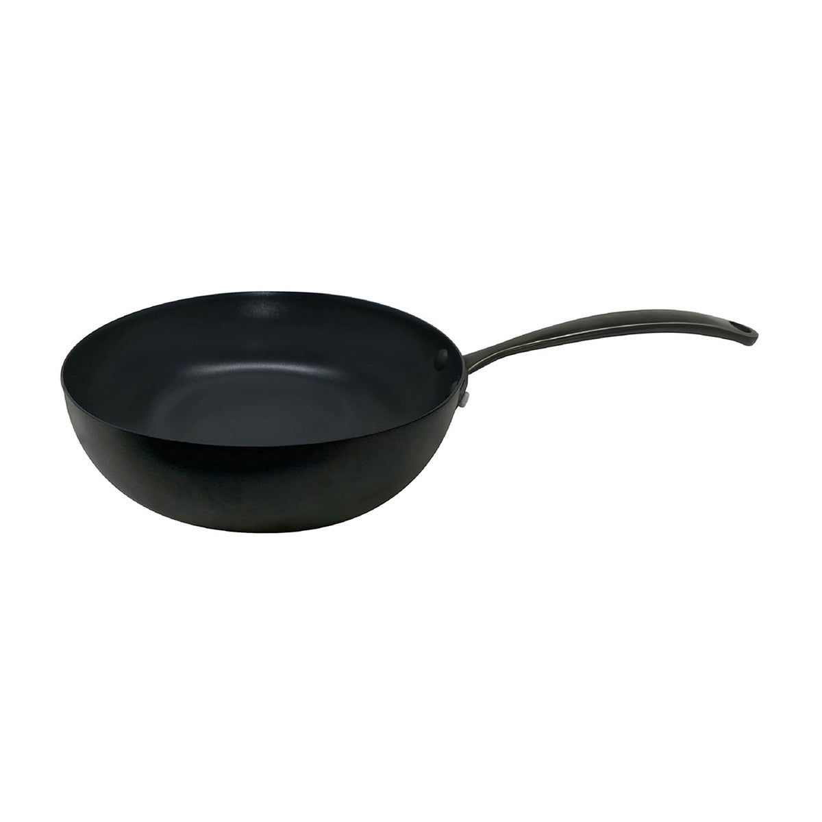 Wok De Aluminio Negro Antiadherente Total Black 28 Cm