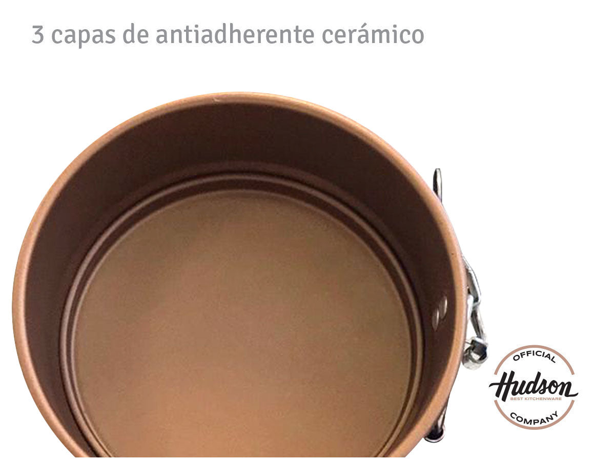 Molde Hudson Minitortera Desmontable Antiadherente 10.5 Cm