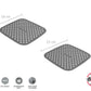 Moldes X2 Silicona Para Air fryer 22x19 Cm Cuadrado