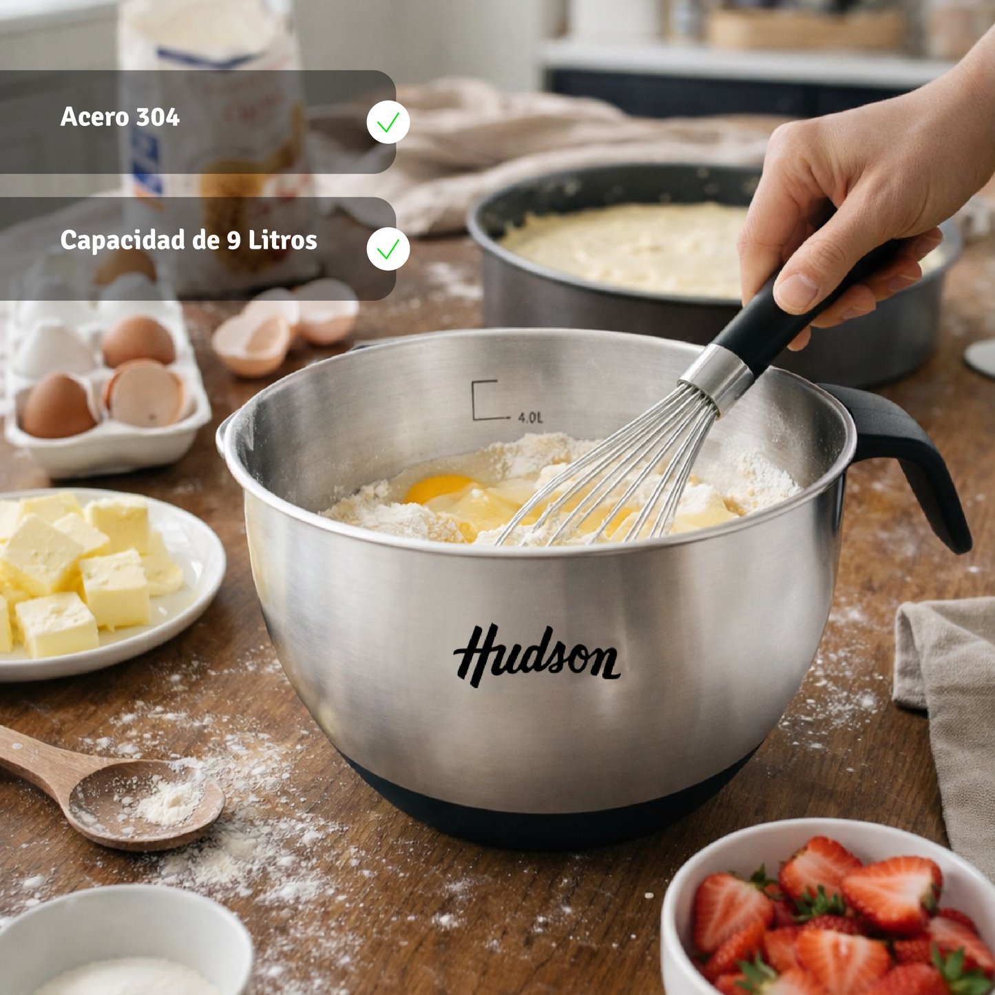 Bowl Hudson Acero Inoxidable 24 Cm