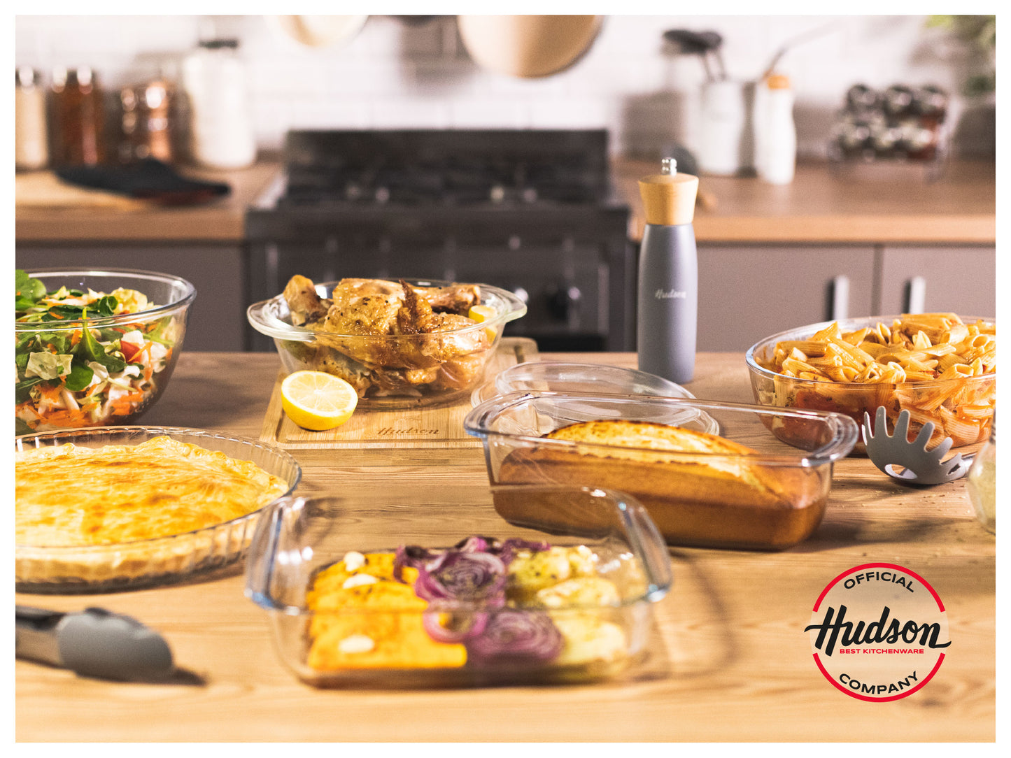 Set x3 fuentes vidrio