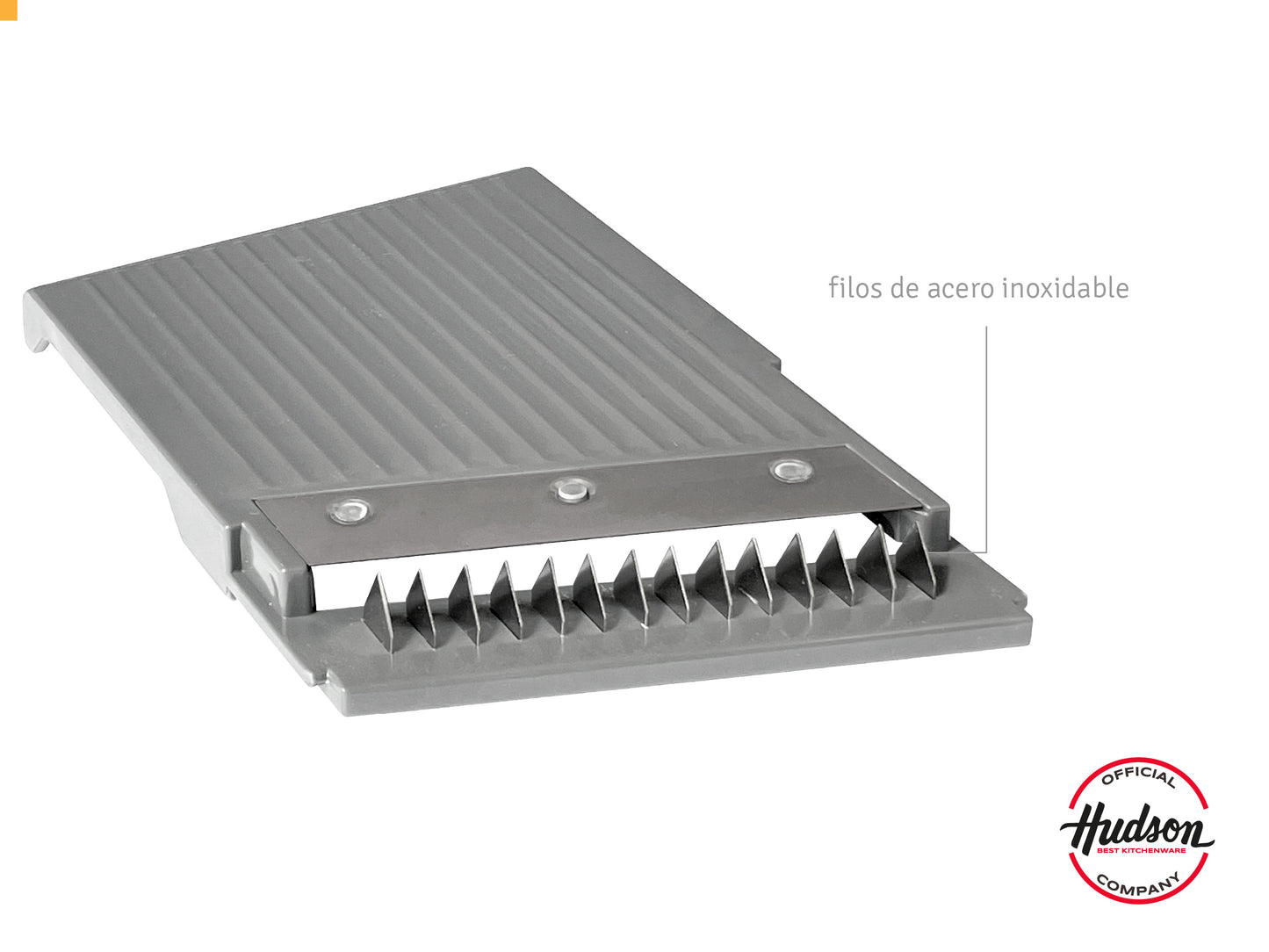 Mandolina 4 en 1 Rallador Fino + Grueso c/ Filos de Acero Inoxidable