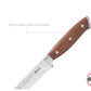 Cuchillo Trinchador Acero Inoxidable Mango Madera