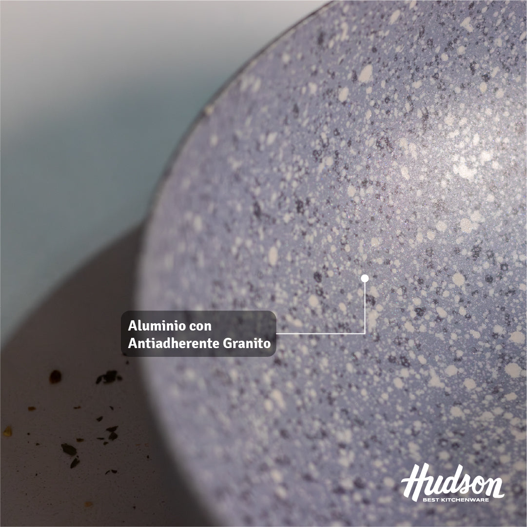 Wok 28 Cm C/antiadherente Línea Nueva Granito