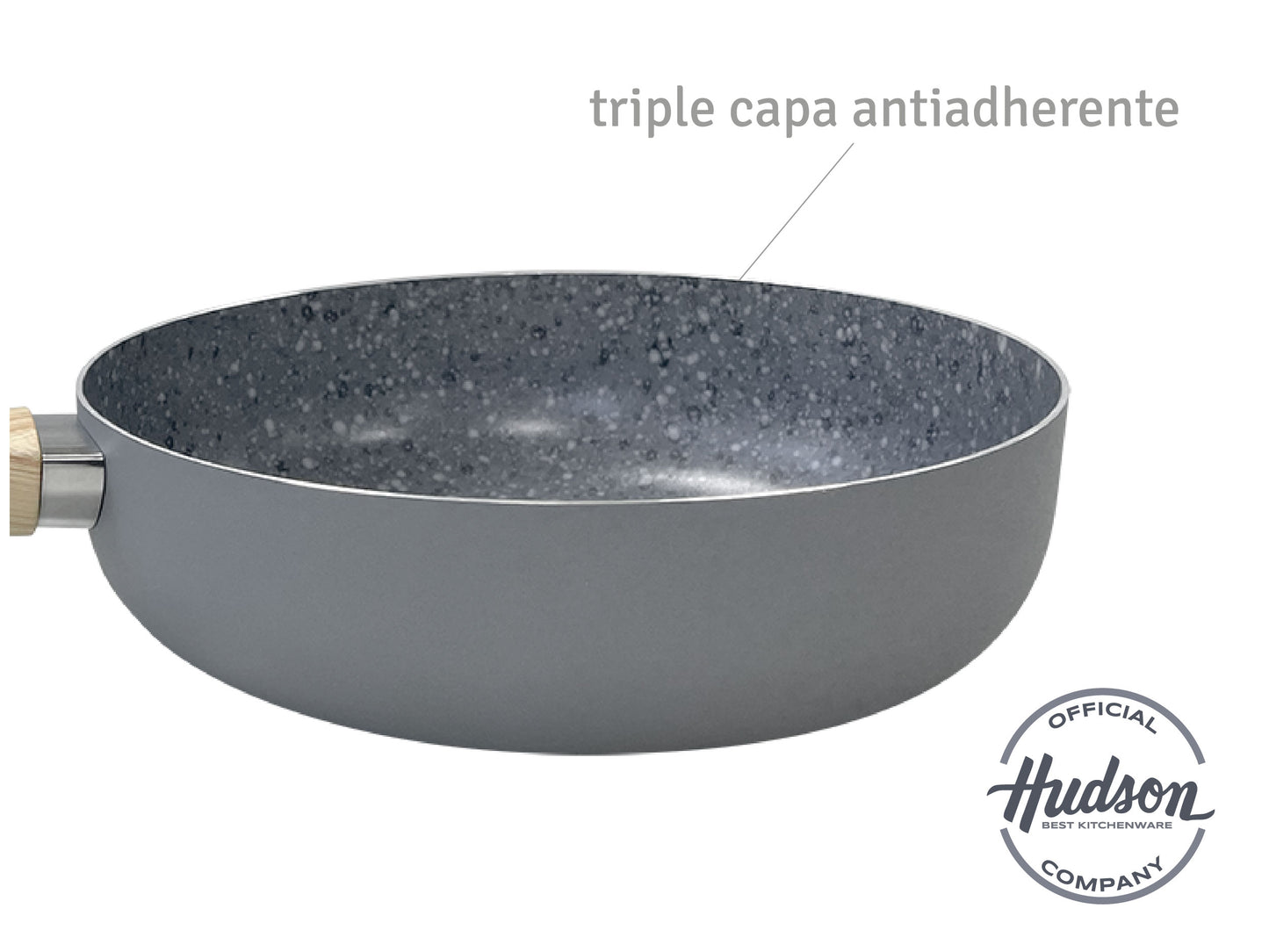 Sarten 24cm Linea Granito Hudson Oficial
