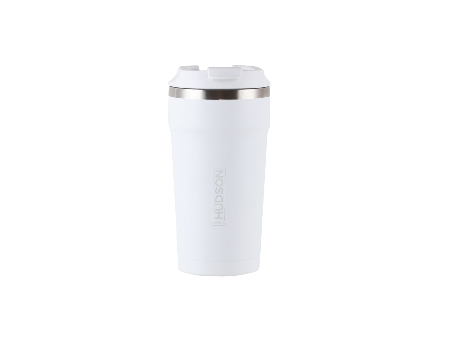 Vaso Térmico 470ml Blanco de Acero Inoxidable