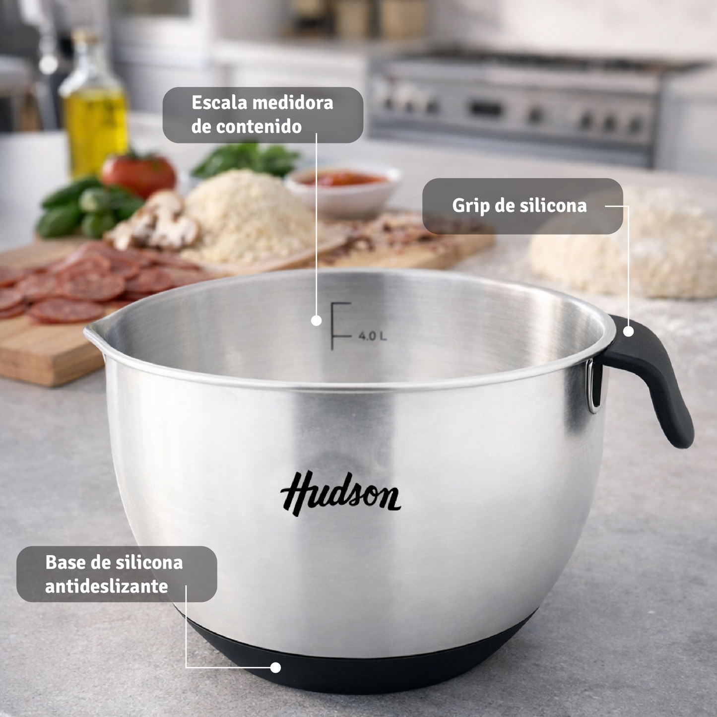 Bowl Hudson Acero Inoxidable 24 Cm