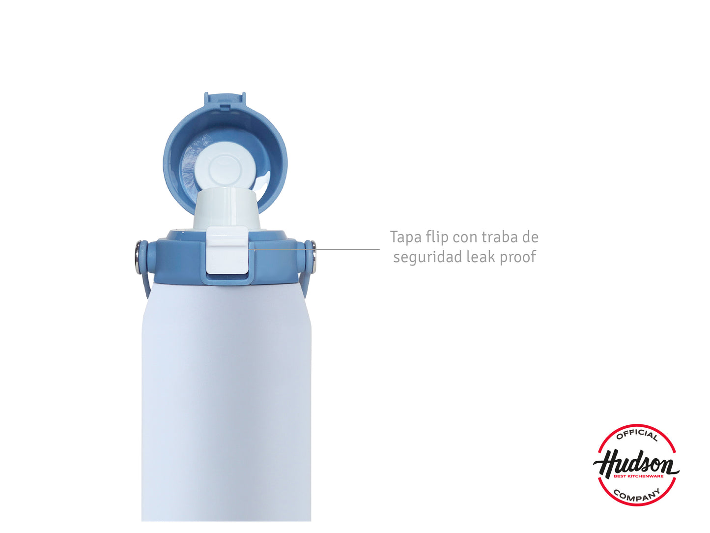 Botella Deportiva Térmica De 500 Ml Celeste