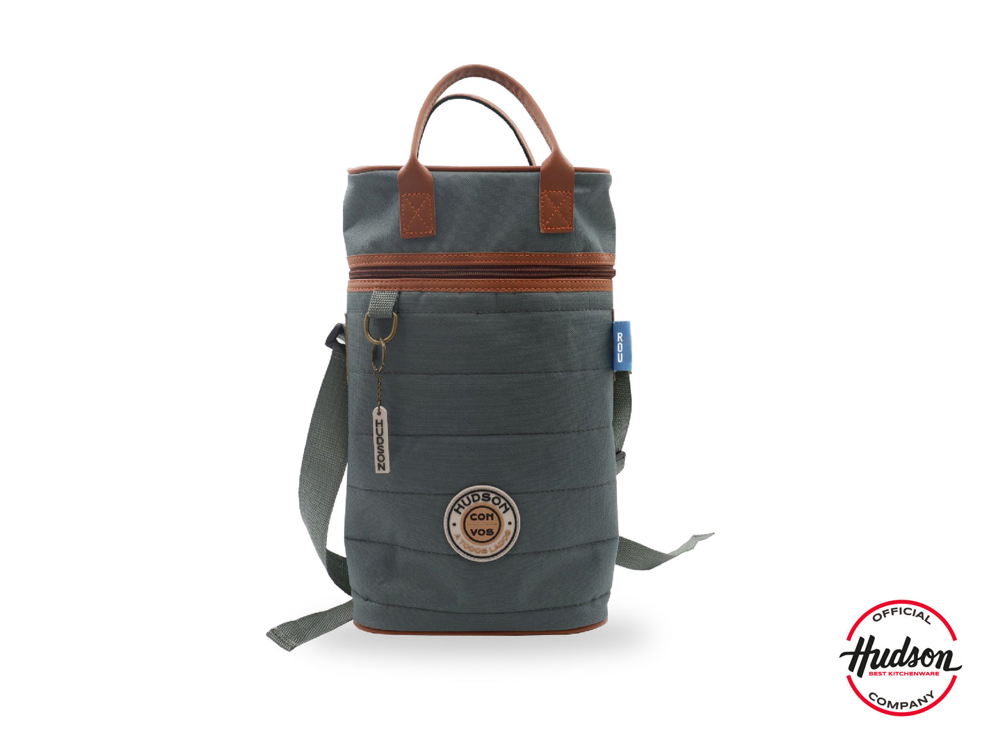 Mochila Matera Gris Reforzada En Poliéster