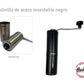 Molinillo De Café Manual Acero Negro Hudson Oficial