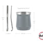Mate Vaso De Acero Inoxidable Gris