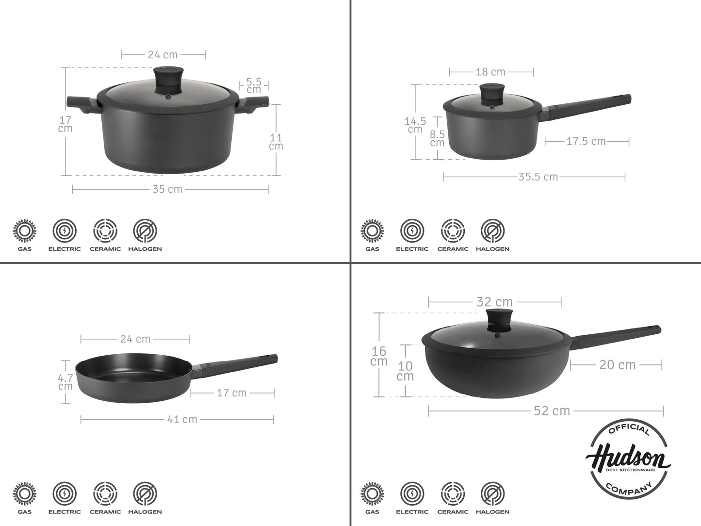 Batería de Cocina 13 Piezas Línea Daily