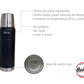 Termo Hudson 500 Ml Negro De Acero Inoxidable