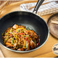 Wok de Acero Inoxidable con Antiadherente 30 cm sin Tapa