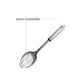 CUCHARA DE ACERO INOX C/MANGO DE A/INOX