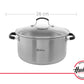 Cacerola Acero Inox 26cm Hudson Oficial Antiadherente