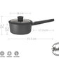 Cacerola De Aluminio C/antiadherente Y Mango 18cm Daily