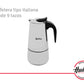 Cafetera Italiana De Acero Inoxidable 9 Tazas