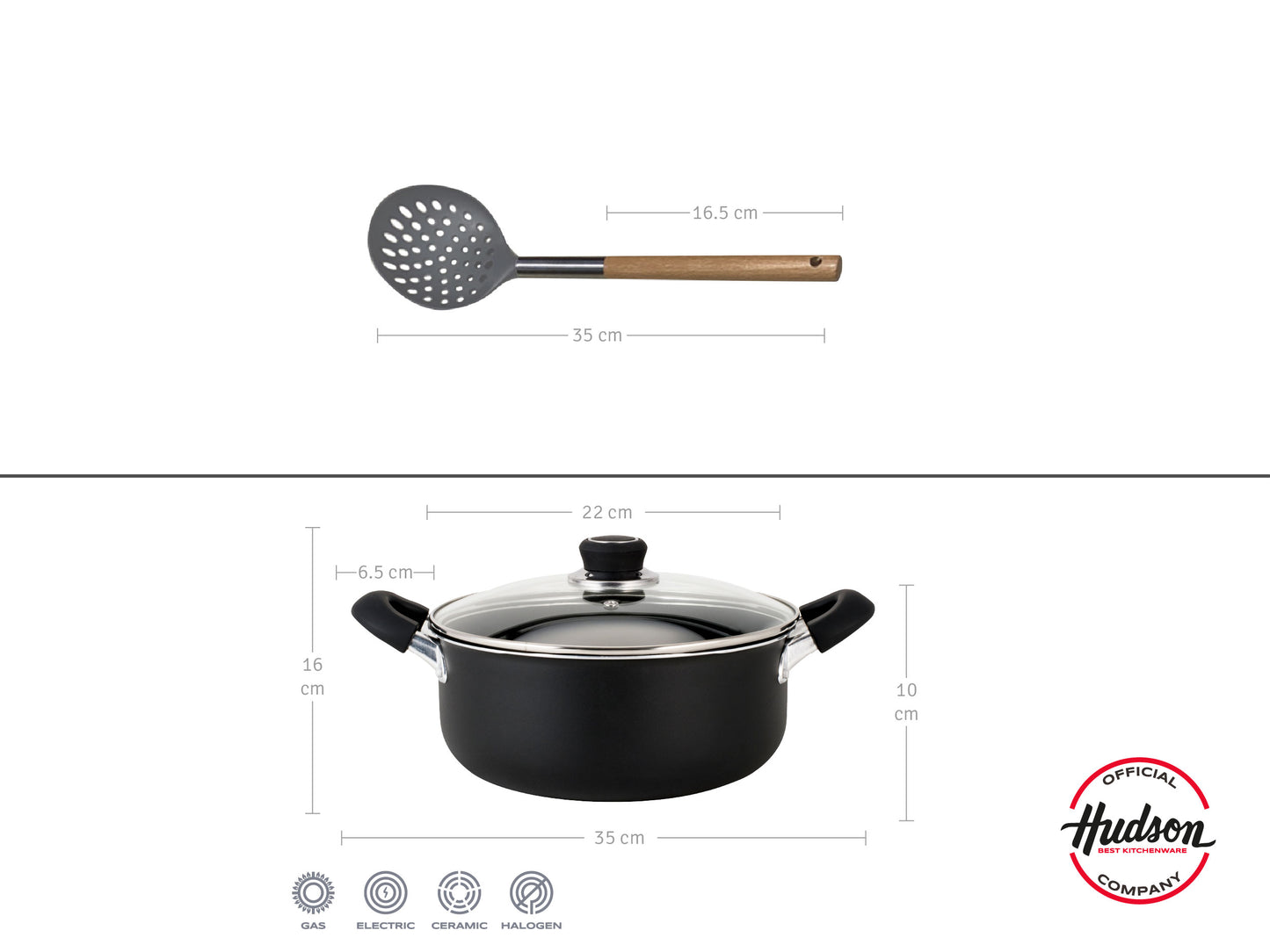 Set Olla Línea Alumix y Espumadera