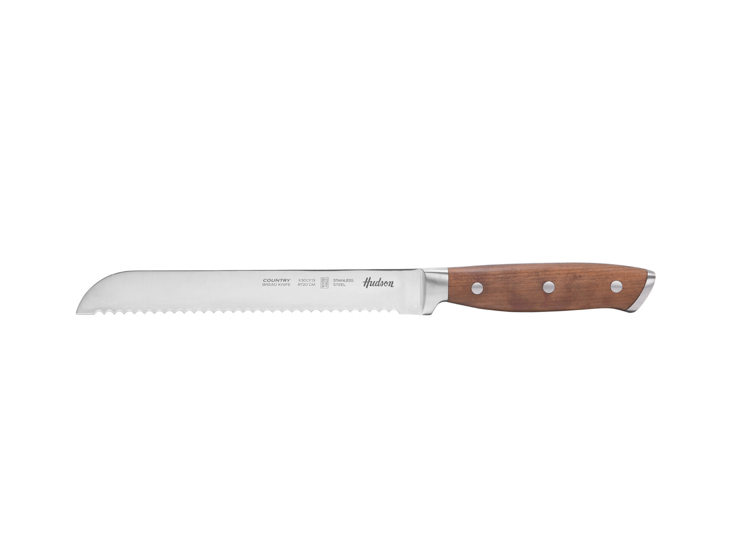 Cuchillo Para Pan Acero Inoxidable Mango Madera