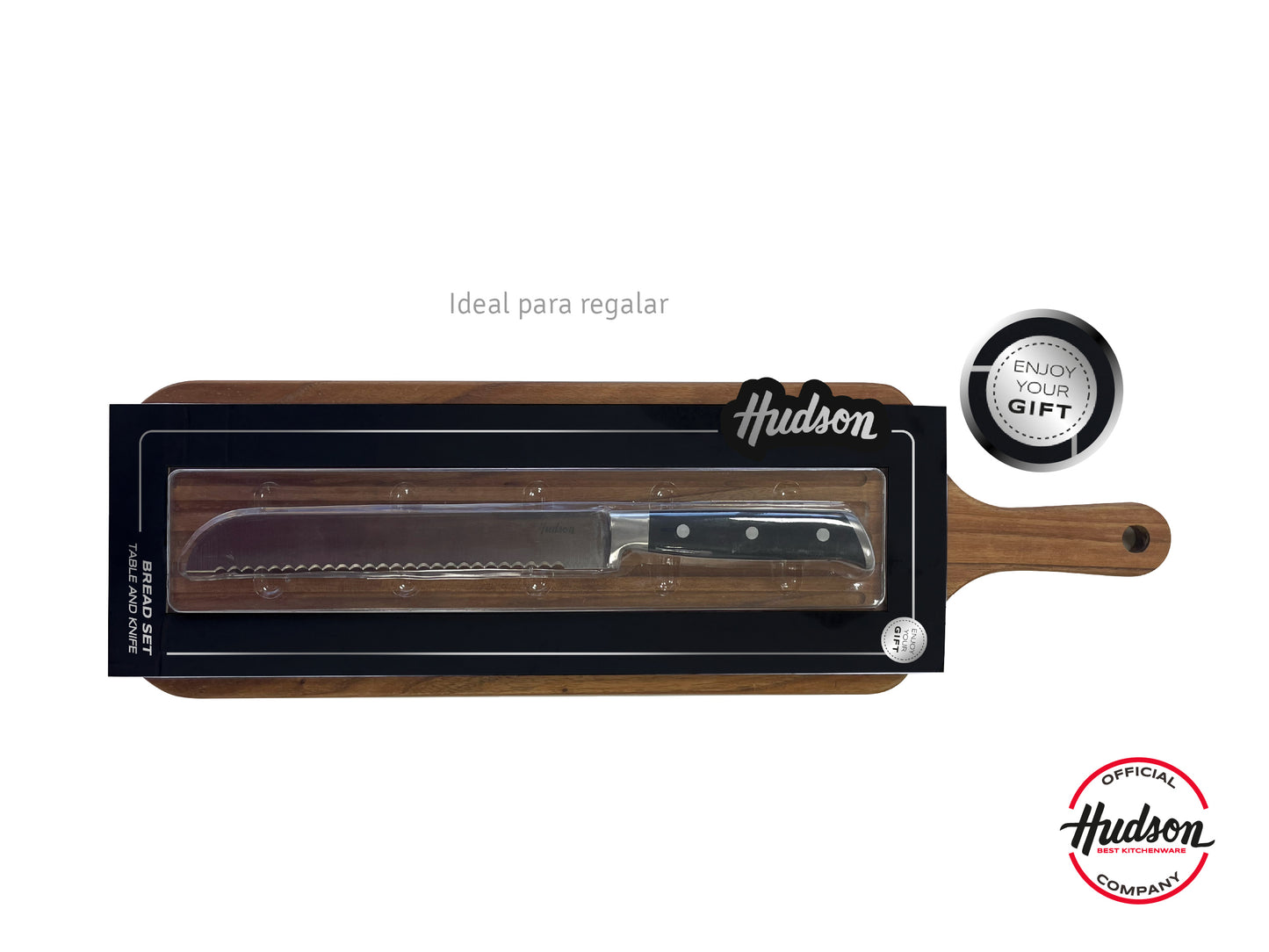 Set De Tabla + Cuchillo De Pan Línea Profesional