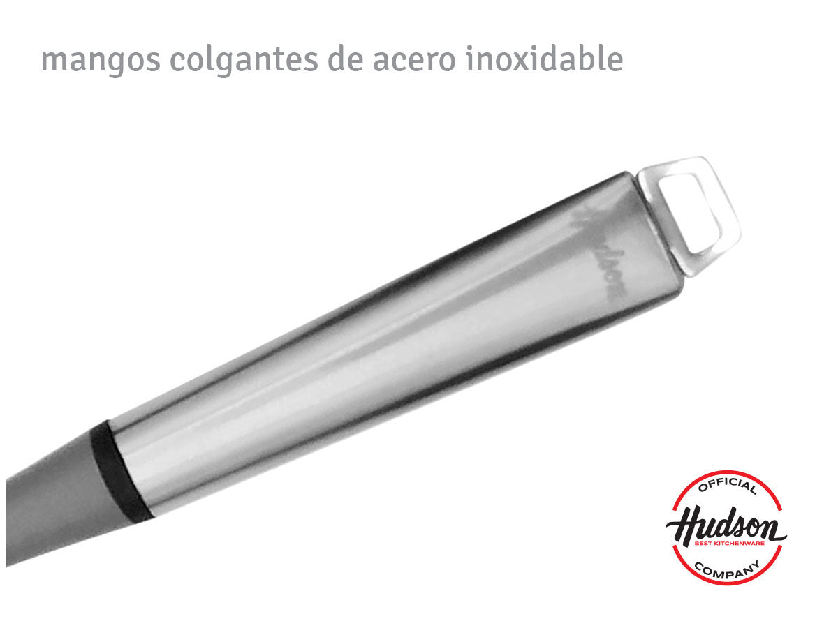 Espumadera De Nylon Hudson Con Mango De Acero Inoxidable