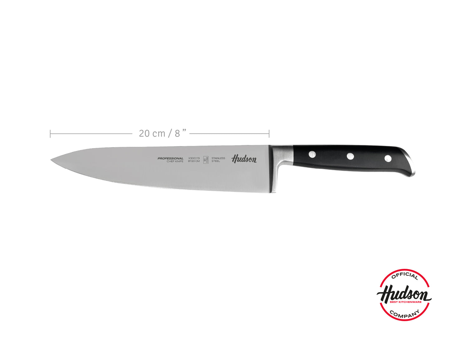 Cuchillo Chef 8  Acero Inoxidable Caja Para Regalo
